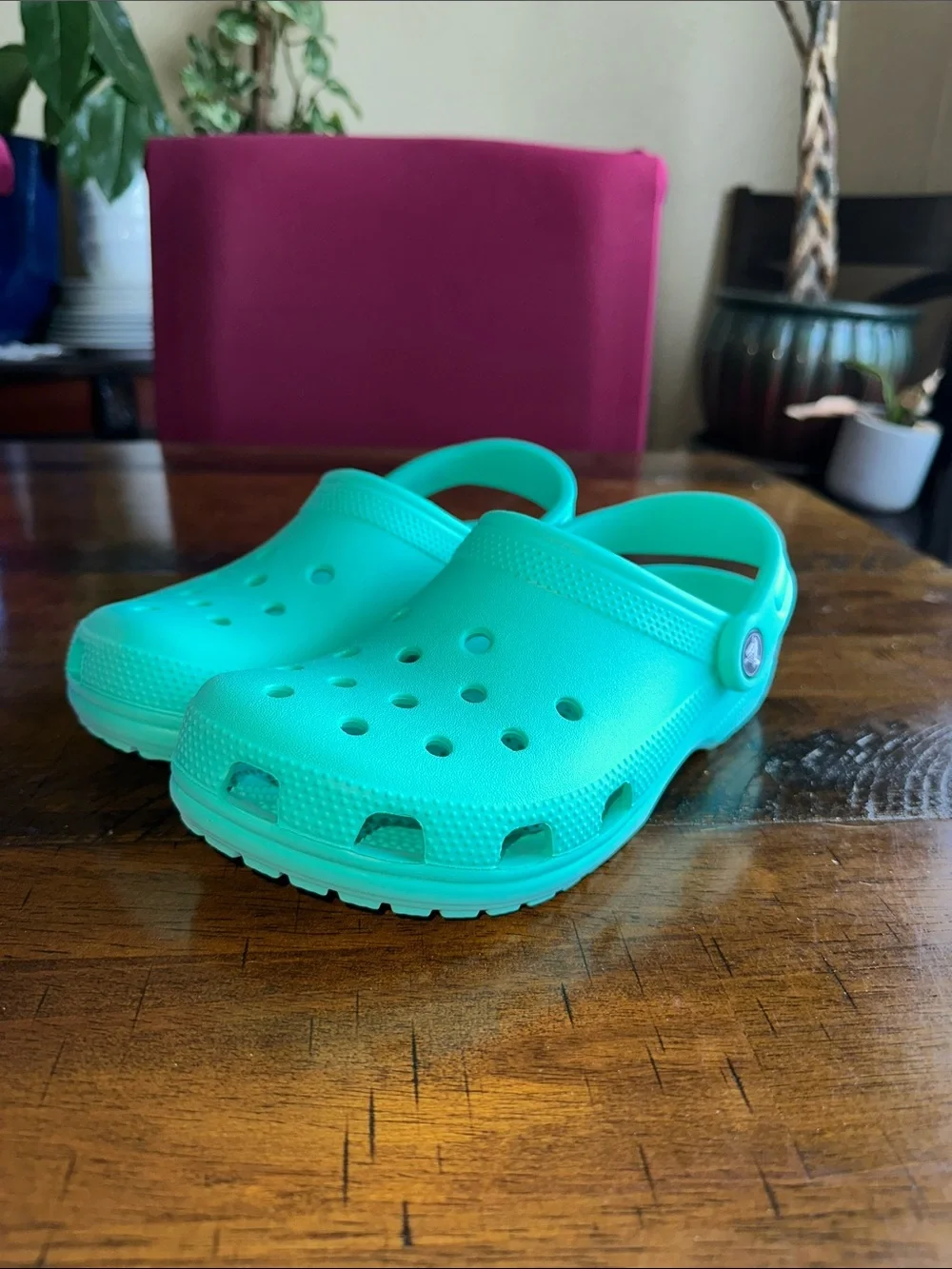 CROCS Kids Classic Clog in Aqua